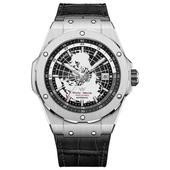 World Time Business Automatic Mechanical Inspirational Watches