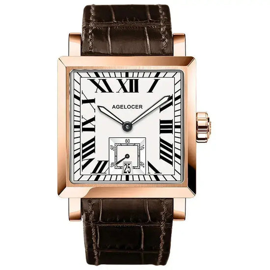 Square Business Formal Automatic Mechanical Inspirational Watches