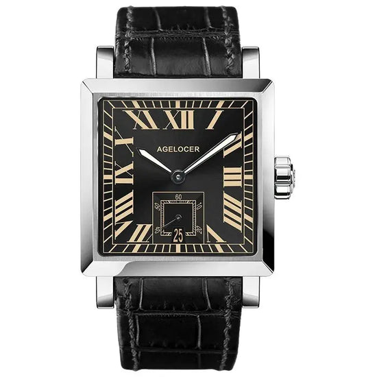 Square Business Formal Automatic Mechanical Inspirational Watches