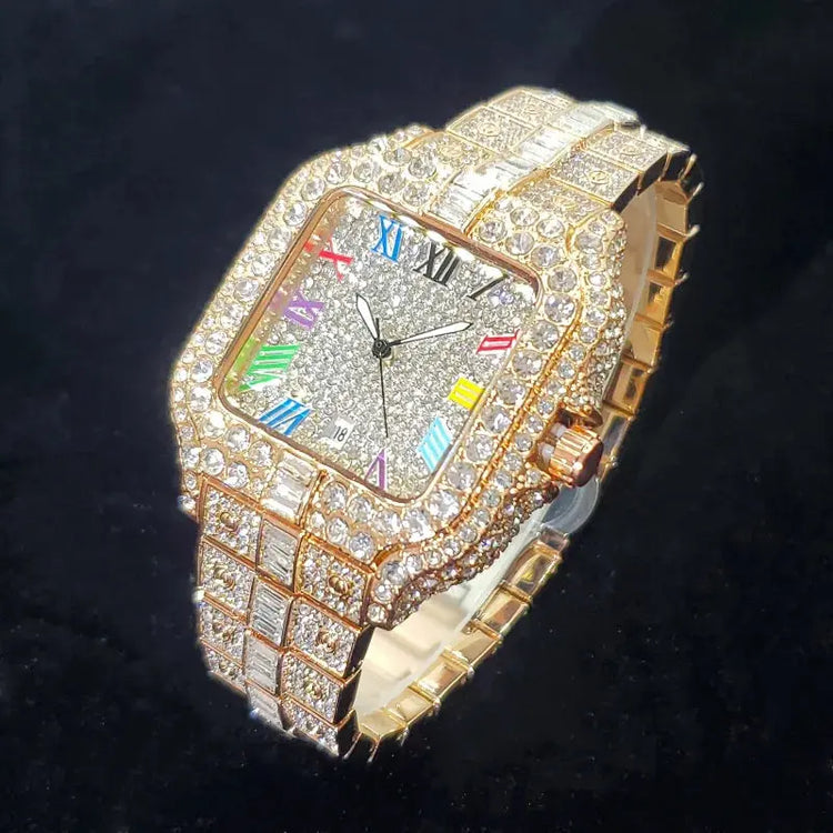 Rainbow Luxury Diamond Watch - Inspirational Watches
