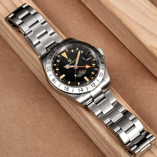 Luxury Automatic Mechanical Wristwatch Stainless Steel Retro 42mm Sapphire Waterproof - Inspirational Watches