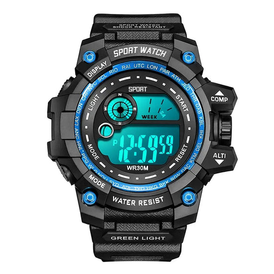 LED Digital Luminous Fashion Sport Waterproof Watches For Man Date Army Military Clock - Inspirational Watches