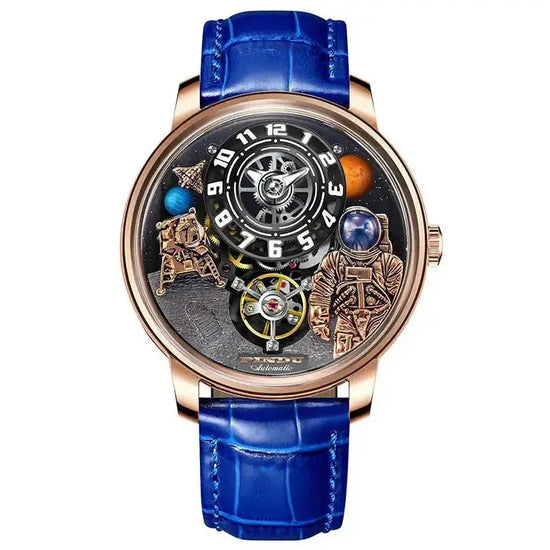 Space Series Unique Design Three-dimensional Dial Mechanical Watch - Inspirational Watches