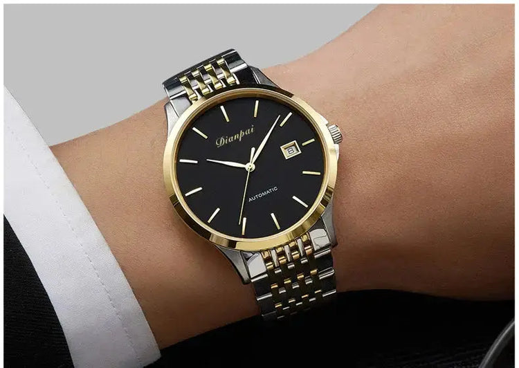 Automatic Mechanical Luxury Thin Edition with Calendar Watch Inspirational Watches