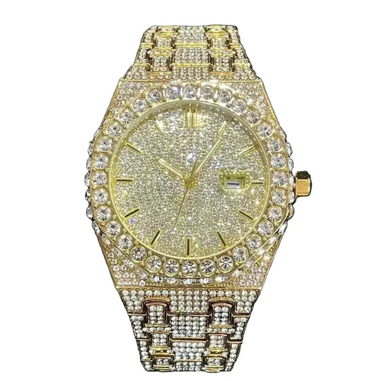 Luxury Iced Out Waterproof Watch - Inspirational Watches