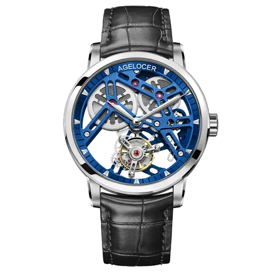 Tourbillon Luxury Skeleton Manual Mechanical Inspirational Watches