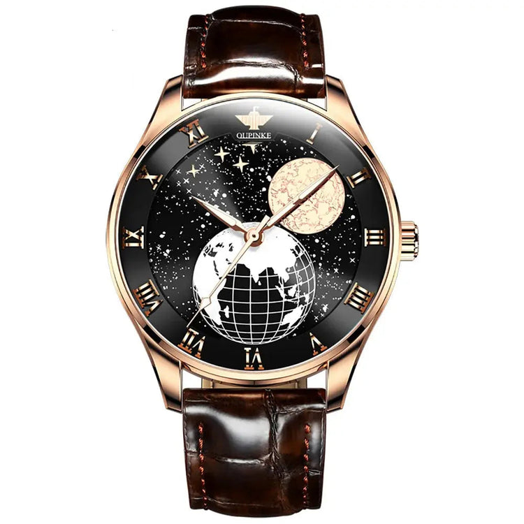 Moon Phase Starry Sky Japan Automatic Mechanical Wristwatch Inspirational Watches