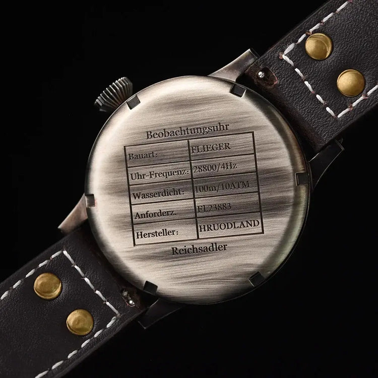 42mm Retro Automatic Men Pilot Watches Sapphire Glass - Inspirational Watches