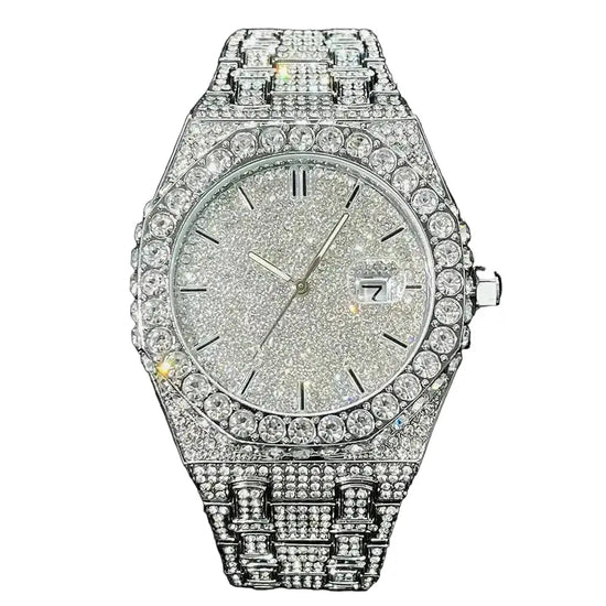 Luxury Iced Out Waterproof Watch - Inspirational Watches