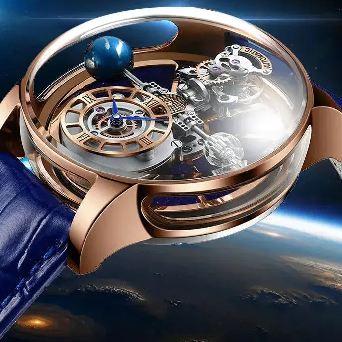 Diamond Tourbillion Astronomy waterproof Watch Inspirational Watches