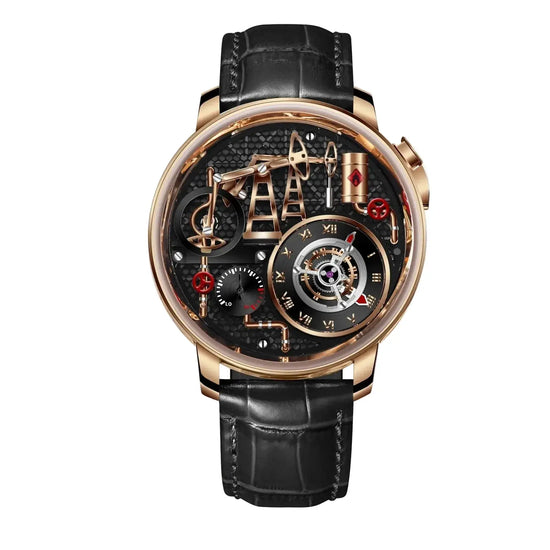 Button Oil Pump Swiss Quartz 762 Movement Sapphire - Inspirational Watches