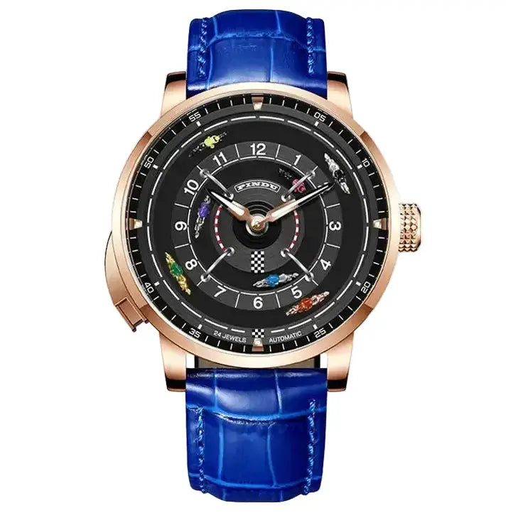 Horse Gambling Full Automatic Mechanical Inspirational Watches