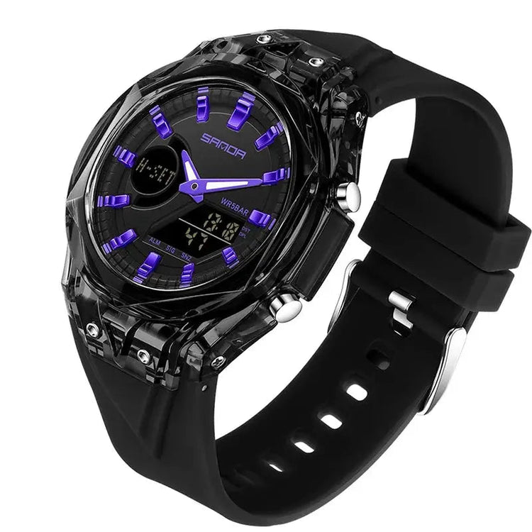 Fashion Electronic Watches Dual Display - Inspirational Watches