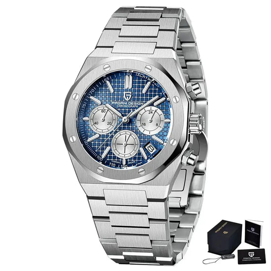 Sapphire Crystal Luminous Stainless Steel 200m Waterproof Watch - Inspirational Watches