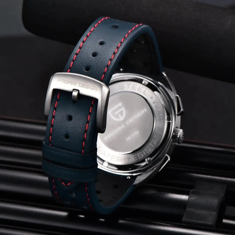 Luxury 40mm Stainless Steel Sports Watch with Chronograph - Inspirational Watches