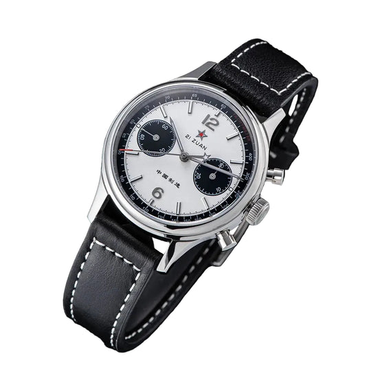 1963 Panda Pilot Chronograph Watch Air Force Sapphire - Inspirational Watches