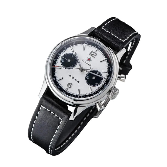 1963 Panda Pilot Chronograph Watch Air Force Sapphire - Inspirational Watches