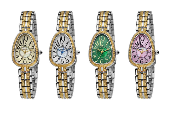 BERNY Snake-shaped Watch for Women Quartz Miyota 2035 Fashion Jewelry Bracelet Silver Gold Ladies Wristwatch Luxury Gift Watches Inspirational Watches