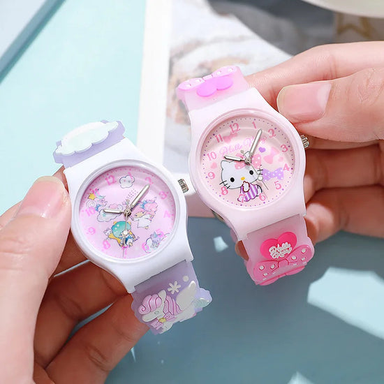 Cute 3D Hello Kitty Kids Watch Inspirational Watches