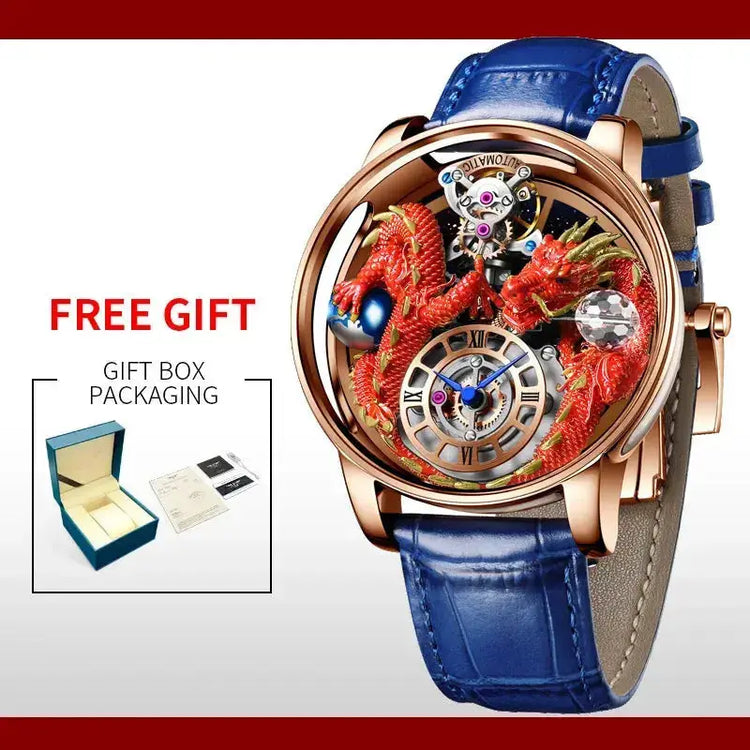 Celestial Three Dimensional Dragon watch Inspirational Watches