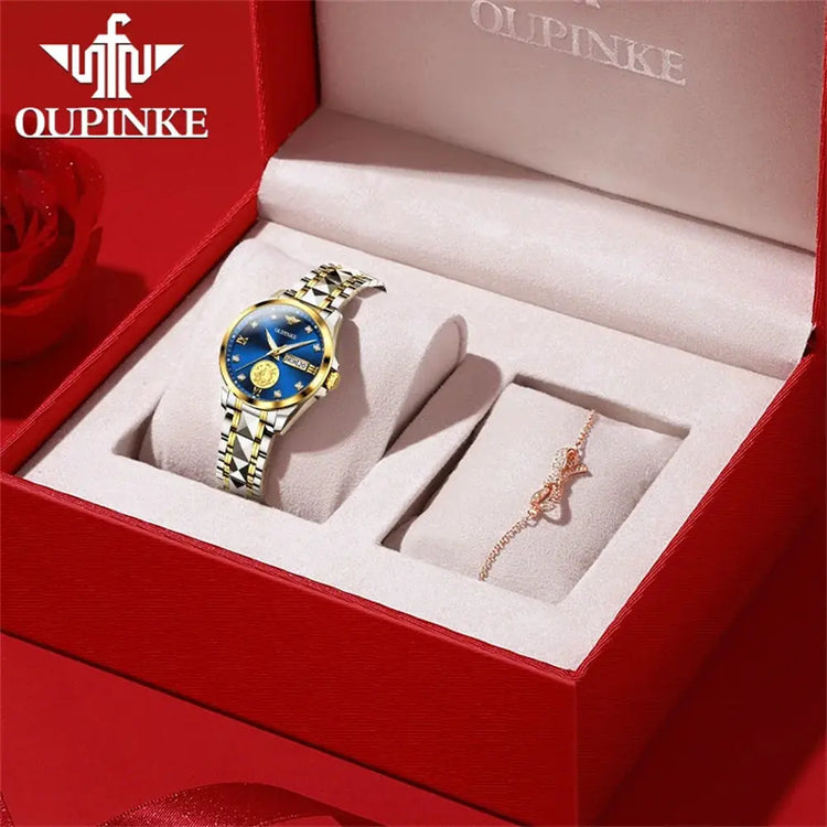 Gold Phoenix Women Luxury Swiss Certified Automatic Mechanical Watch - Inspirational Watches