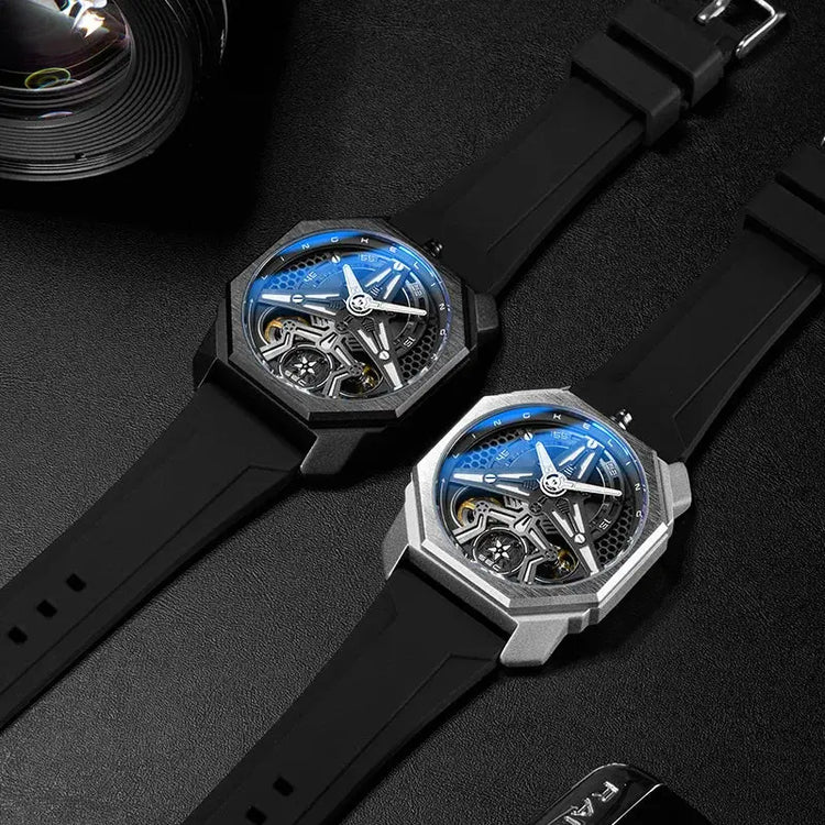 Skeleton Dial Sport Mechanical Watches For Men Inspirational Watches
