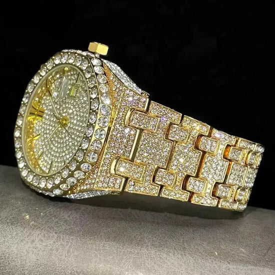 Luxury Iced Out Waterproof Watch - Inspirational Watches