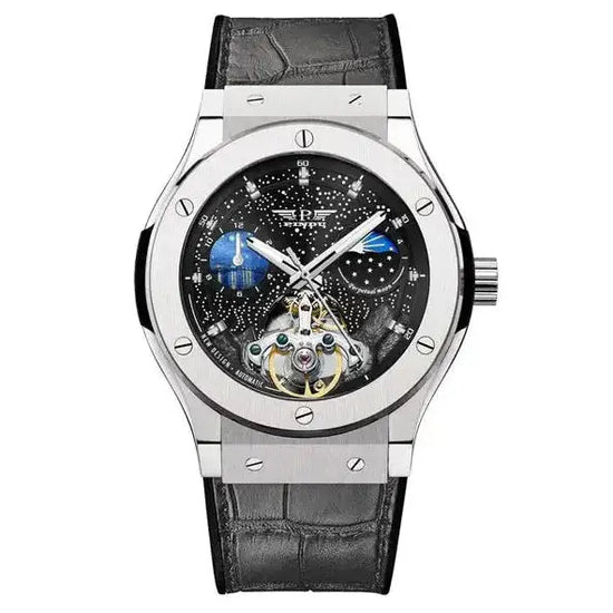 Moon Phase Automatic Luxury Fashion Business Watch Inspirational Watches