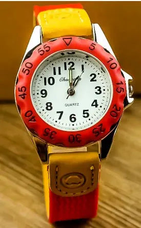 Colorful Number Kids watch Fabric Strap Inspirational Watches