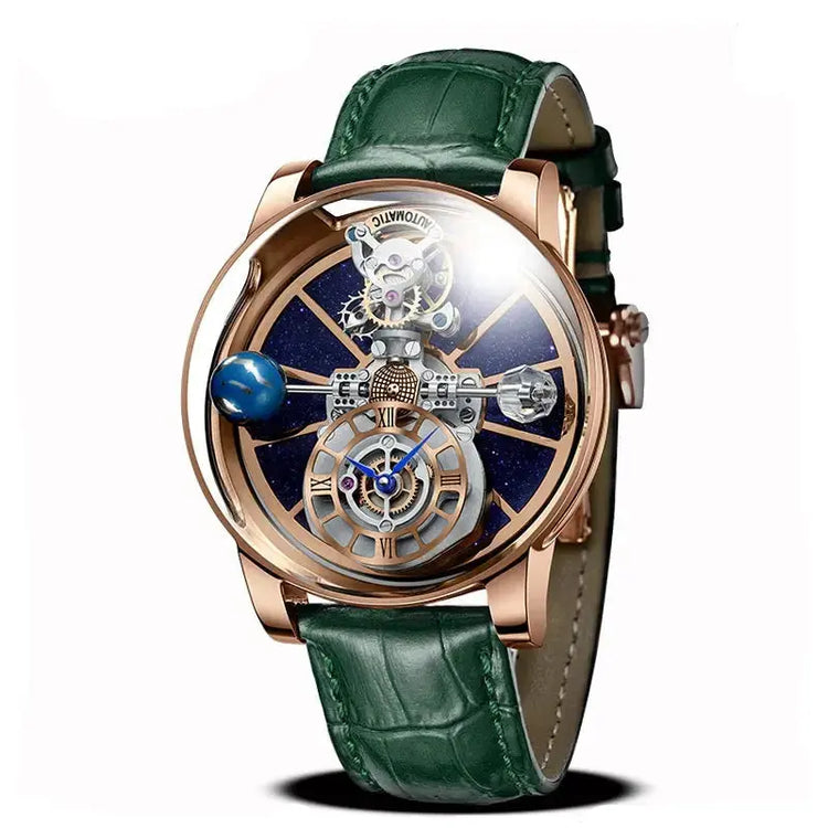 Diamond Tourbillion Astronomy waterproof Watch Inspirational Watches