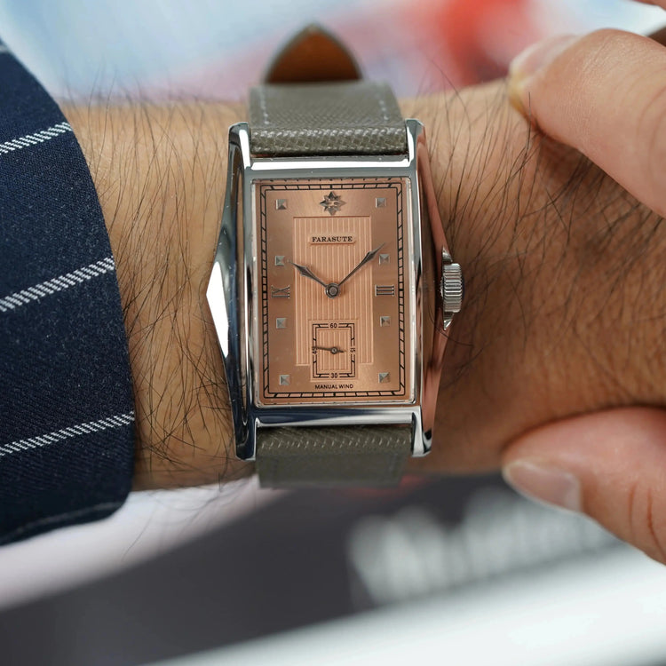 Square Dial Mechanical Movement Inspirational Watches