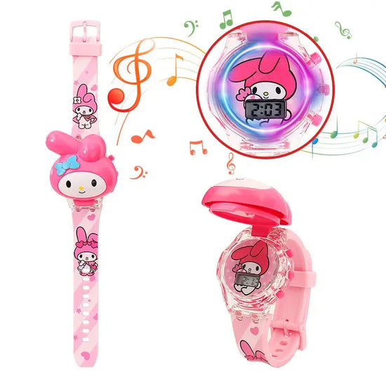Musical & Luminous Kuromi Kids Watch Inspirational Watches