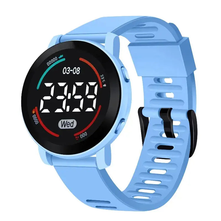 Waterproof LED Digital Luminous Kids Sports Watch Inspirational Watches