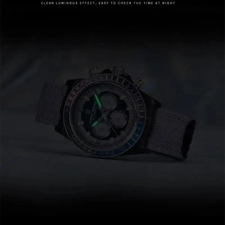 Automatic Mechanical Watch 40MM Rainbow Circle Multifunction Wristwatch Inspirational Watches