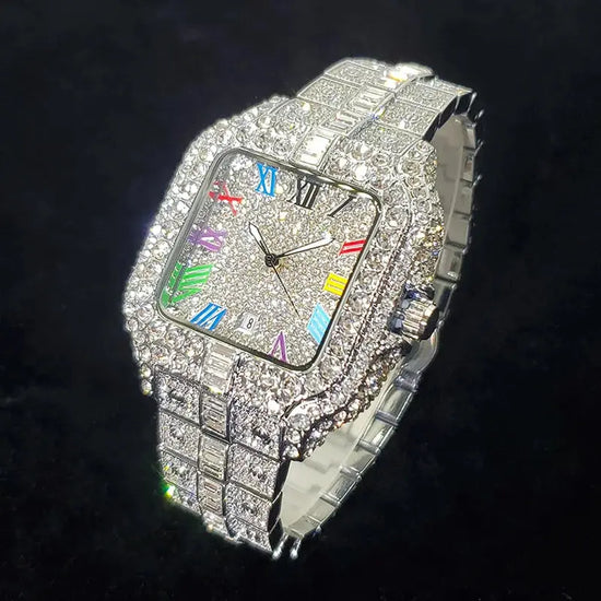 Rainbow Luxury Diamond Watch - Inspirational Watches