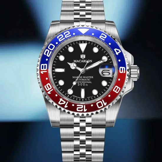 MACARLON Design 2026 New NH35 Mechanical Watch Men 41mm Sapphire Glass Luminous Stainless Steel 300M Waterproof Automatic Watch Inspirational Watches