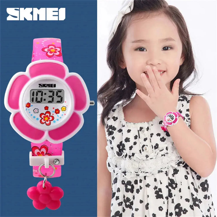 Flower Electronic Kids Watch Inspirational Watches