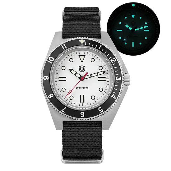 Dives Watch Quartz Movement Sapphire Crystal Inspirational Watches
