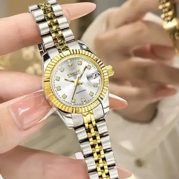 Automatic Mechanical Luxury Fashion Stainless Steel Women&