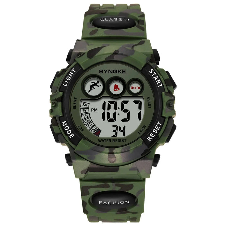 50M Waterproof Luminous LED Digital for Kids Watch Inspirational Watches