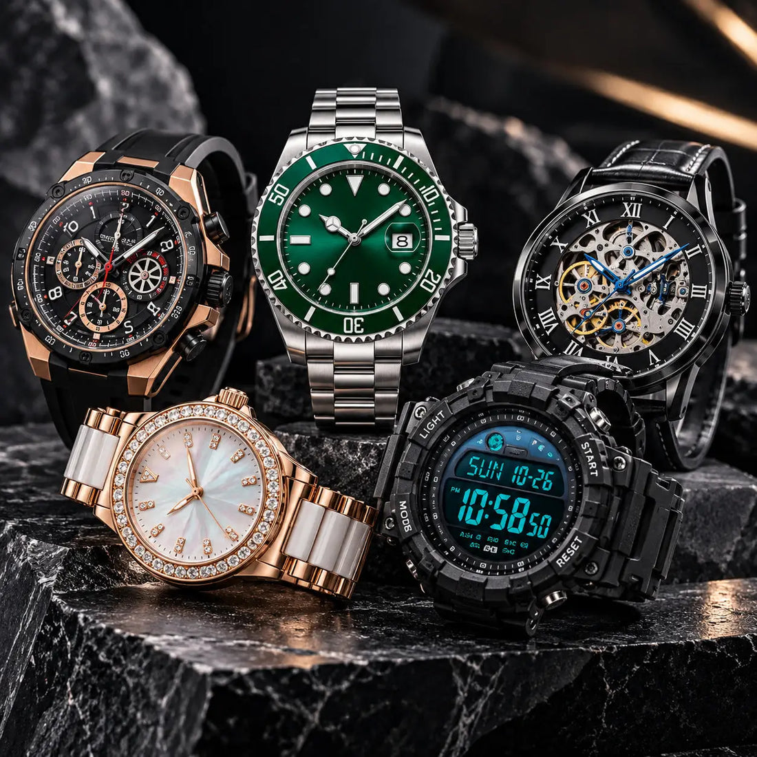 Watch designs from the Inspirational Watches collection