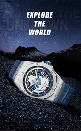 World Time Business Automatic Mechanical Inspirational Watches