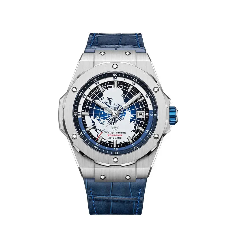 World Time Business Automatic Mechanical Inspirational Watches