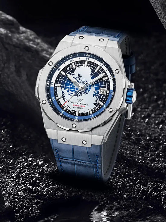 World Time Business Automatic Mechanical Inspirational Watches