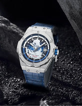 WM Watch World Time Series Men Watches reloj hombre Business Automatic Mechanical Welly Merck Wrist Watch For Man 124M-WM Inspirational Watches