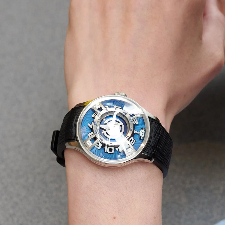 Curvature Engine Star Ship Automatic Super Luminous Blue Nightlight Automatic Inspirational Watches
