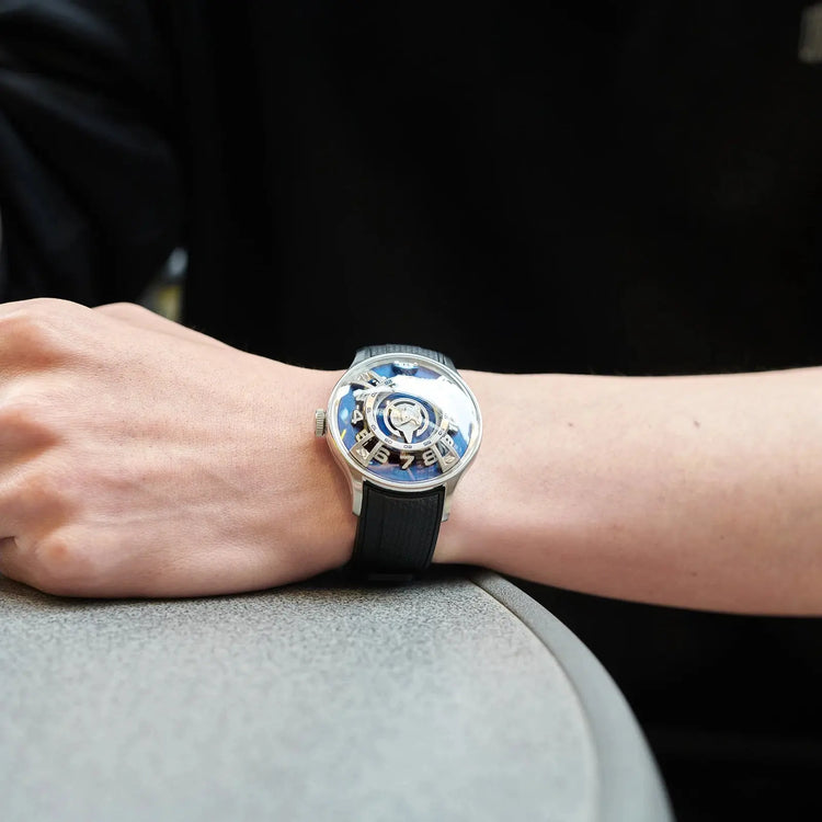 Curvature Engine Star Ship Automatic Super Luminous Blue Nightlight Automatic Inspirational Watches