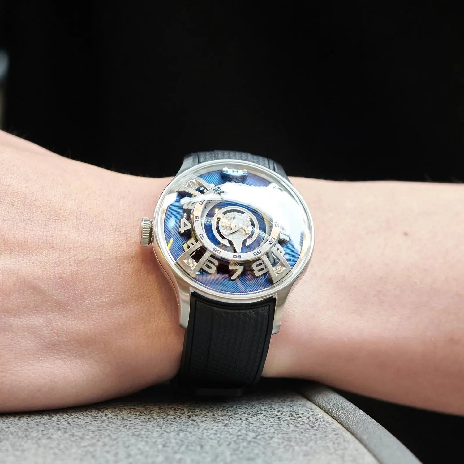 Curvature Engine Star Ship Automatic Super Luminous Blue Nightlight Automatic Inspirational Watches