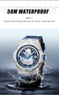 WM Watch World Time Series Men Watches reloj hombre Business Automatic Mechanical Welly Merck Wrist Watch For Man 124M-WM Inspirational Watches