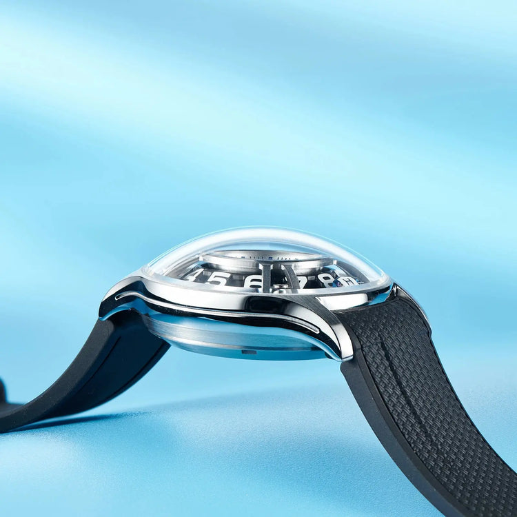 Curvature Engine Star Ship Automatic Super Luminous Blue Nightlight Automatic Inspirational Watches